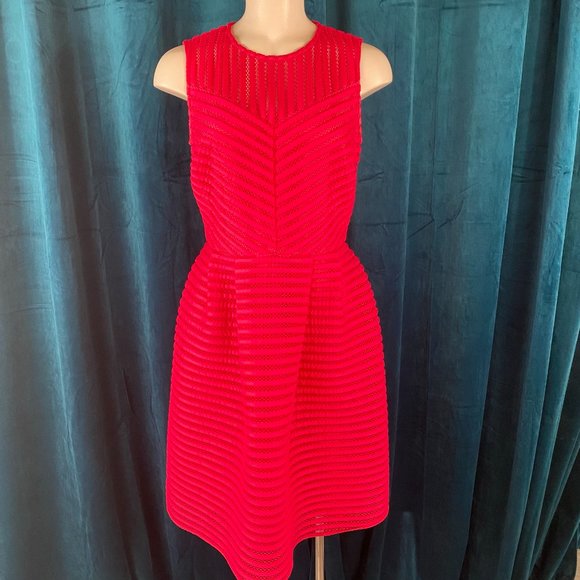 Halogen Dresses & Skirts - Halogen Sleeveless  Fit & Flare Dress Hot Pink